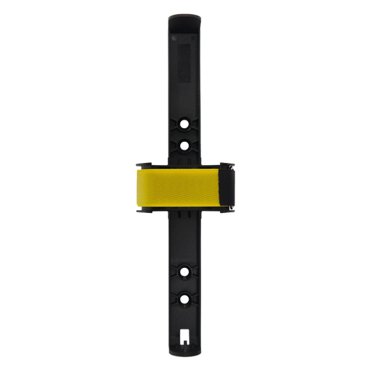 ABUS FLS580 Wall Bracket Holder For Fire Extinguisher 56249 - Black & Yellow