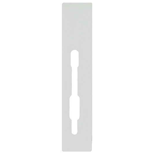 SASHSTOP Torchguard Door Handle Protector 28/35 Backset 300mm x 63mm Short Below/Below 223401 - White