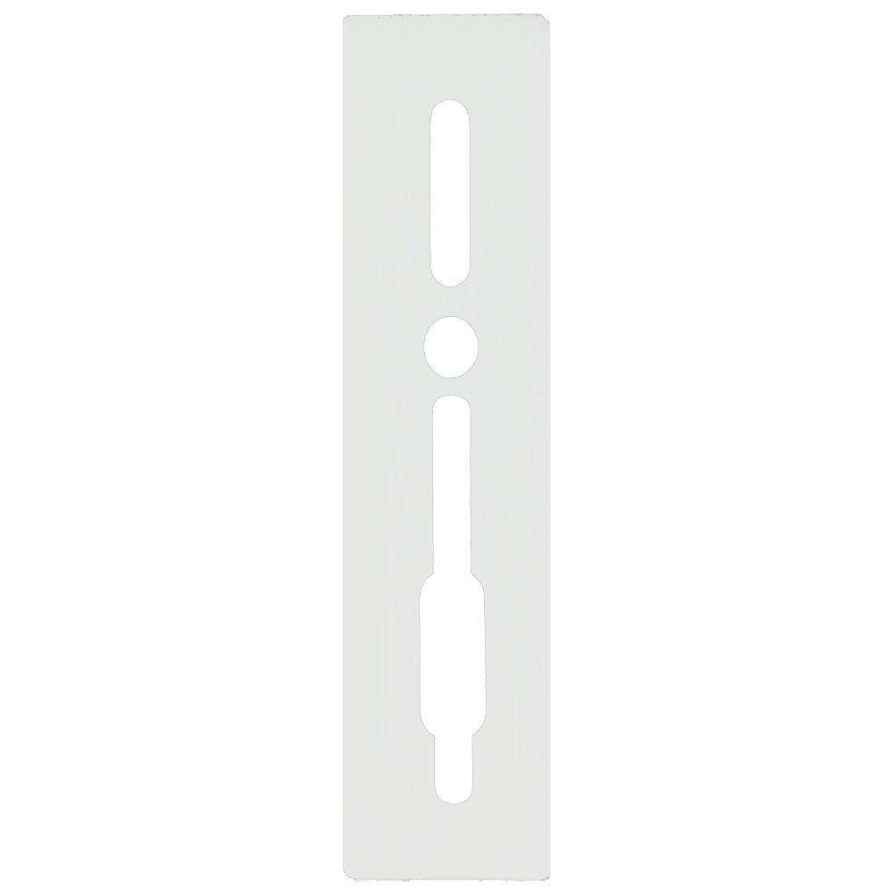 SASHSTOP Torchguard Door Handle Protector 35/35 Backset 300mm x 70mm Long Above/Below 223701 - White