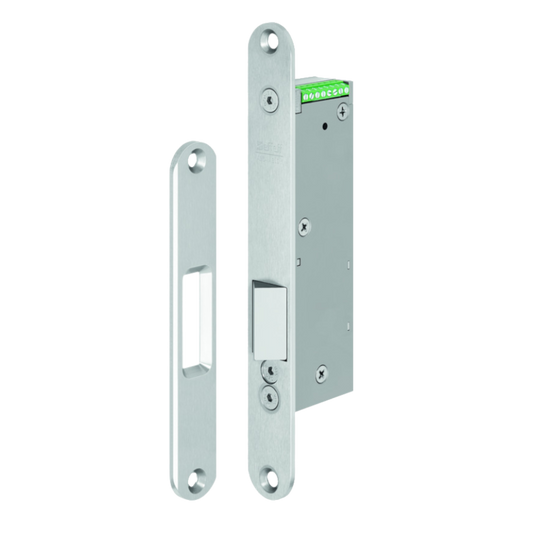 ABLOY Eff 351M.80 Motorised Lock 12/24V DC Fail Unlocked Stainless Steel