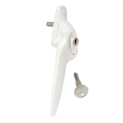 YALE Quartus Offset Espag Window Handle Left Handed - White