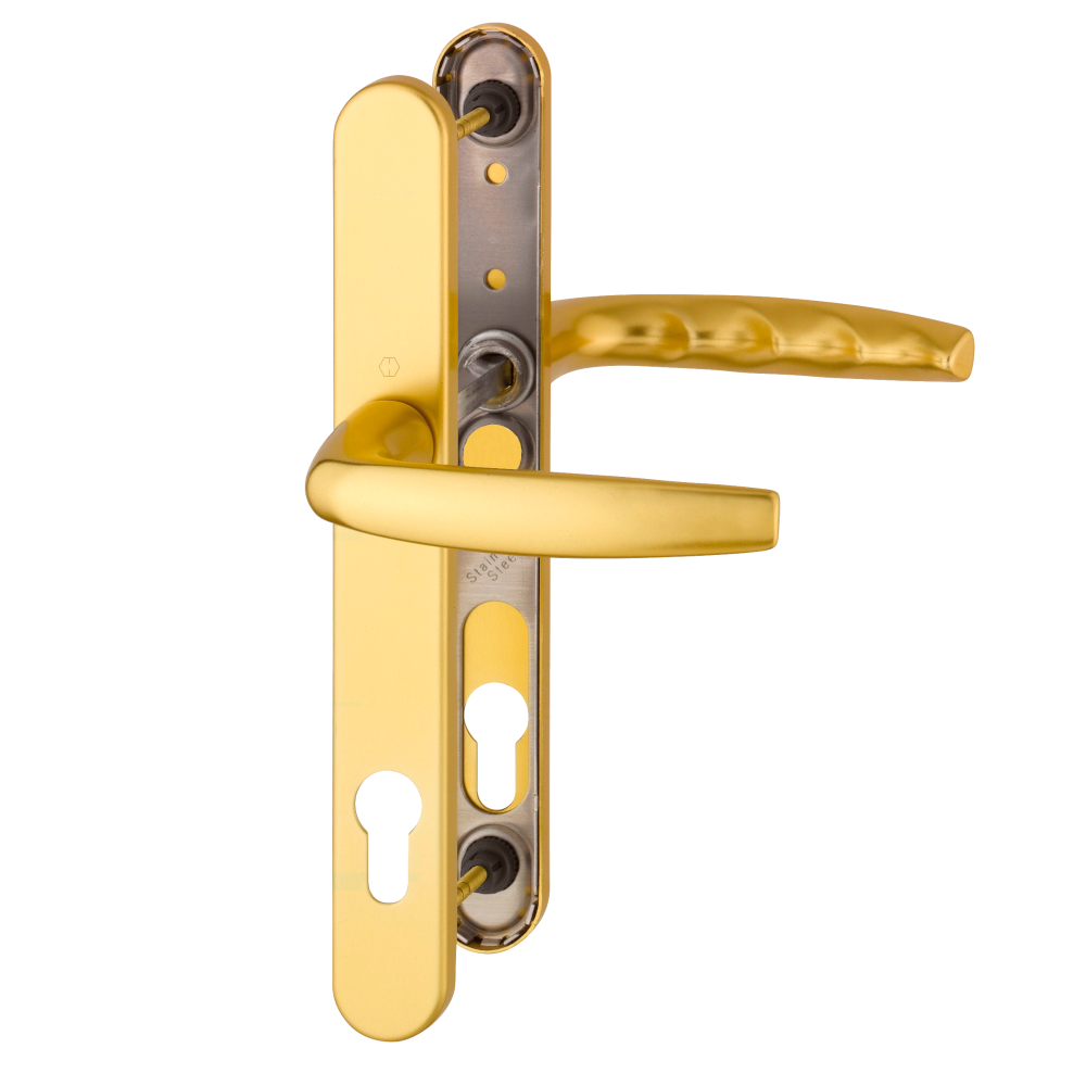 HOPPE Atlanta 92 Centres Lever/Lever 2 Hole Fix 1530/3346 Furniture To Suit Roto 11917696 - Gold