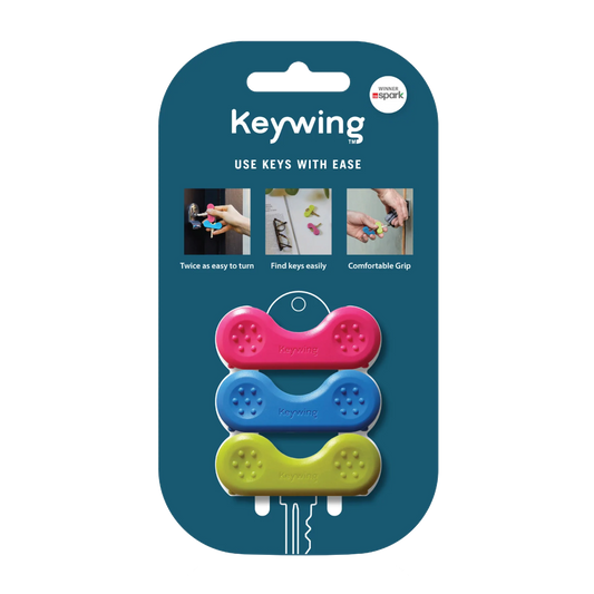 KEYWING Key Turner Triple Pack - Assorted Colours