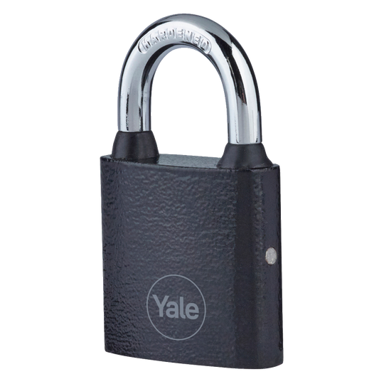 YALE Y111B Series Cast Iron Open Shackle Padlock Black 32mm Y111B/32/116/1 - Black