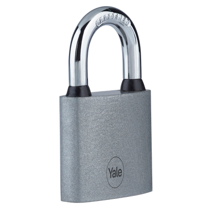 YALE Y111S Series Cast Iron Open Shackle Padlock 38mm Y111S/38/121/1 - Silver