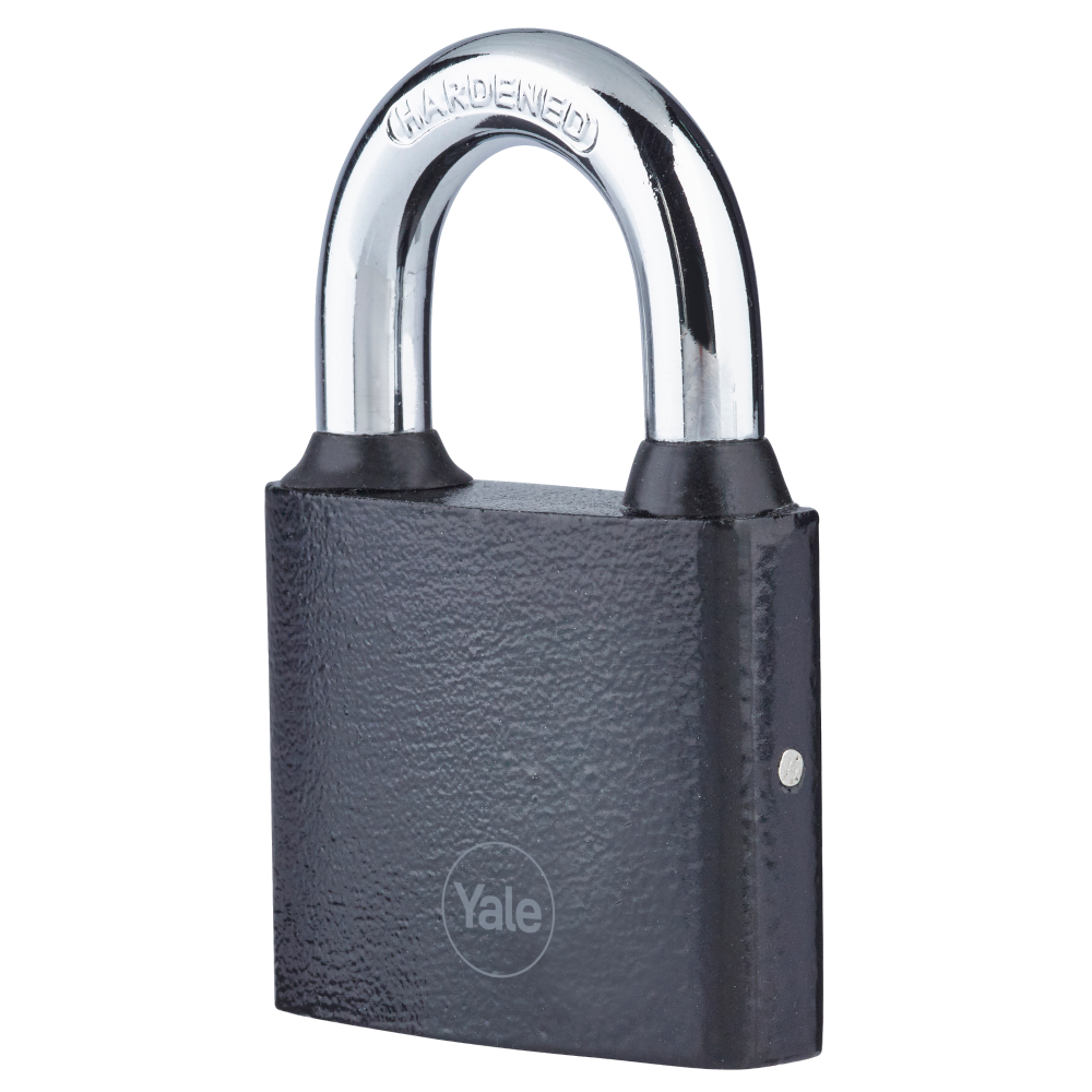 YALE Y111B Series Cast Iron Open Shackle Padlock Black 50mm Y111B/50/125/1 - Black