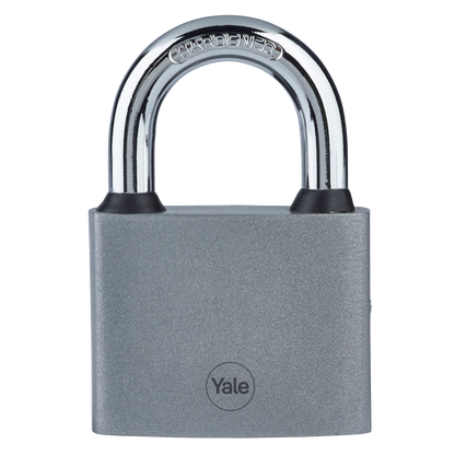 YALE Y111S Series Cast Iron Open Shackle Padlock 60mm Y111S/60/132/1 - Silver