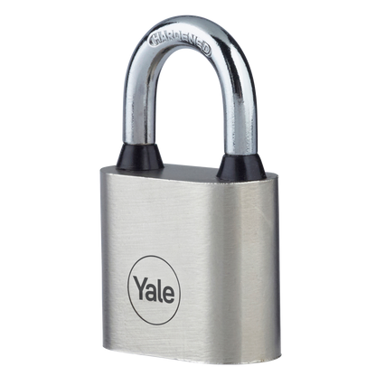 YALE Y112 Series Disc Tumbler Open Shackle Cast Iron Padlock 30mm Y112/30/121/1 - Silver