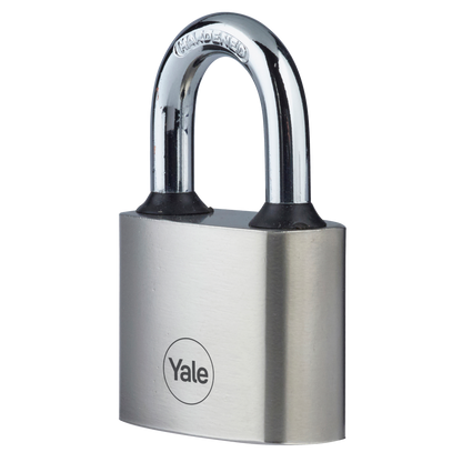 YALE Y112 Series Disc Tumbler Open Shackle Cast Iron Padlock 40mm Y112/40/124/1 - Silver