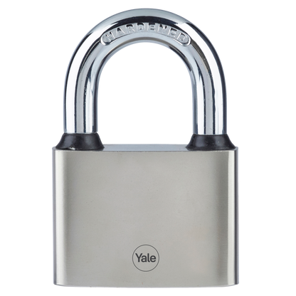 YALE Y112 Series Disc Tumbler Open Shackle Cast Iron Padlock 70mm Y112/70/137/1 - Silver