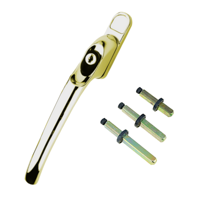 YALE UPVC Inline Multi Spindle Window Handle Polished Gold