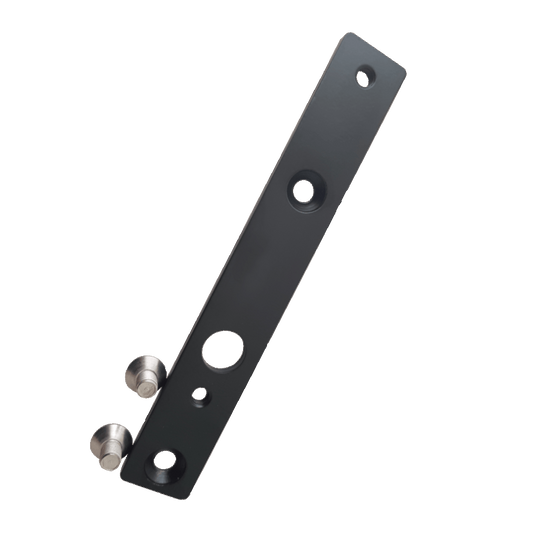 BORG LOCKS S331 140mm Adaptor Plate to Suit BL3030 & BL3080 140mm Fixing Centres - Black (Marine Grade Pro)