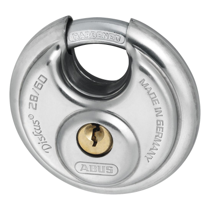 ABUS 28 Series Diskus Padlock 60mm Keyed Alike EE0303 97067 28/60 - Hardened Steel