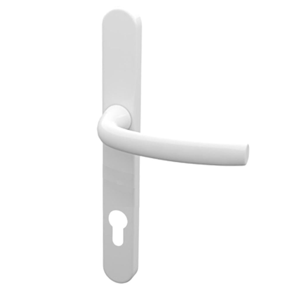 HOPPE Suited Lever/Lever Handle 240mm Backplate With 92mm Centres AR7550/3492 50021357 - White