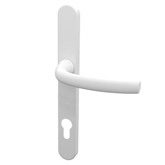 HOPPE Suited Lever/Lever Handle 240mm Backplate With 92mm Centres AR7550/3492 50021357 - White