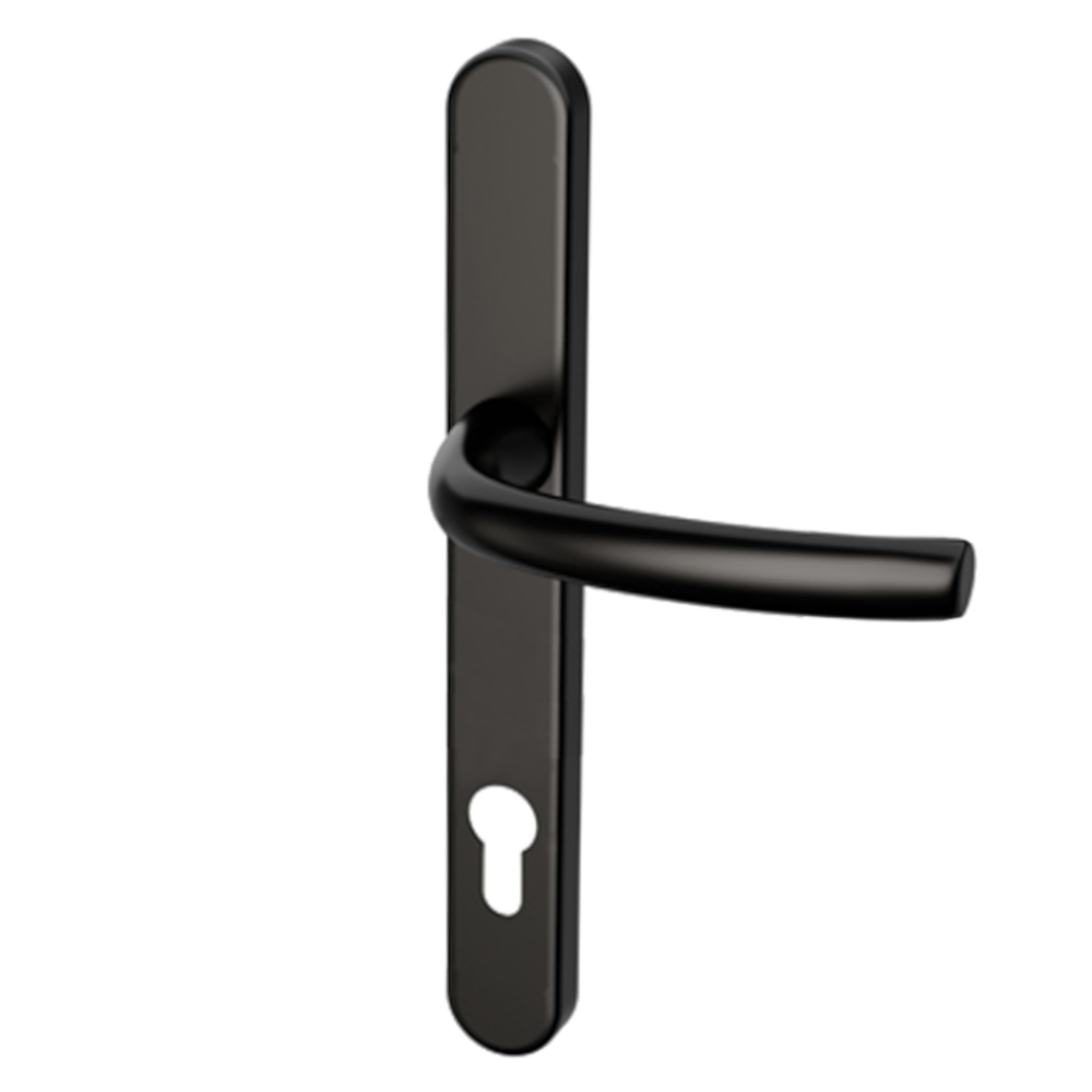 HOPPE Suited Lever/Lever Handle 240mm Backplate With 92mm Centres AR7550/3492 50021369 - Black