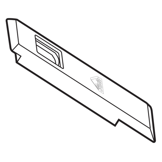 ROTO NT Faceplate Connector Flap Non Handed 350401 - Silver