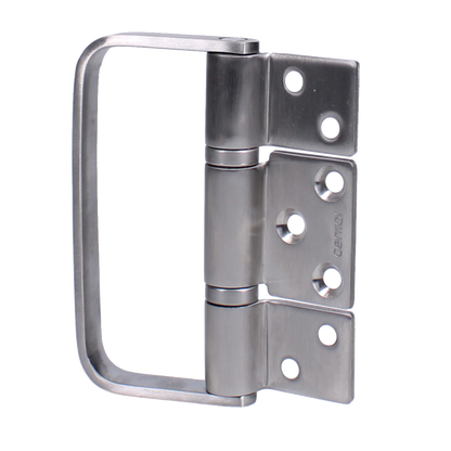 CENTOR Offset Single Hinge Outward Opening With Handle For E3 Bi-Fold System Stainless Steel