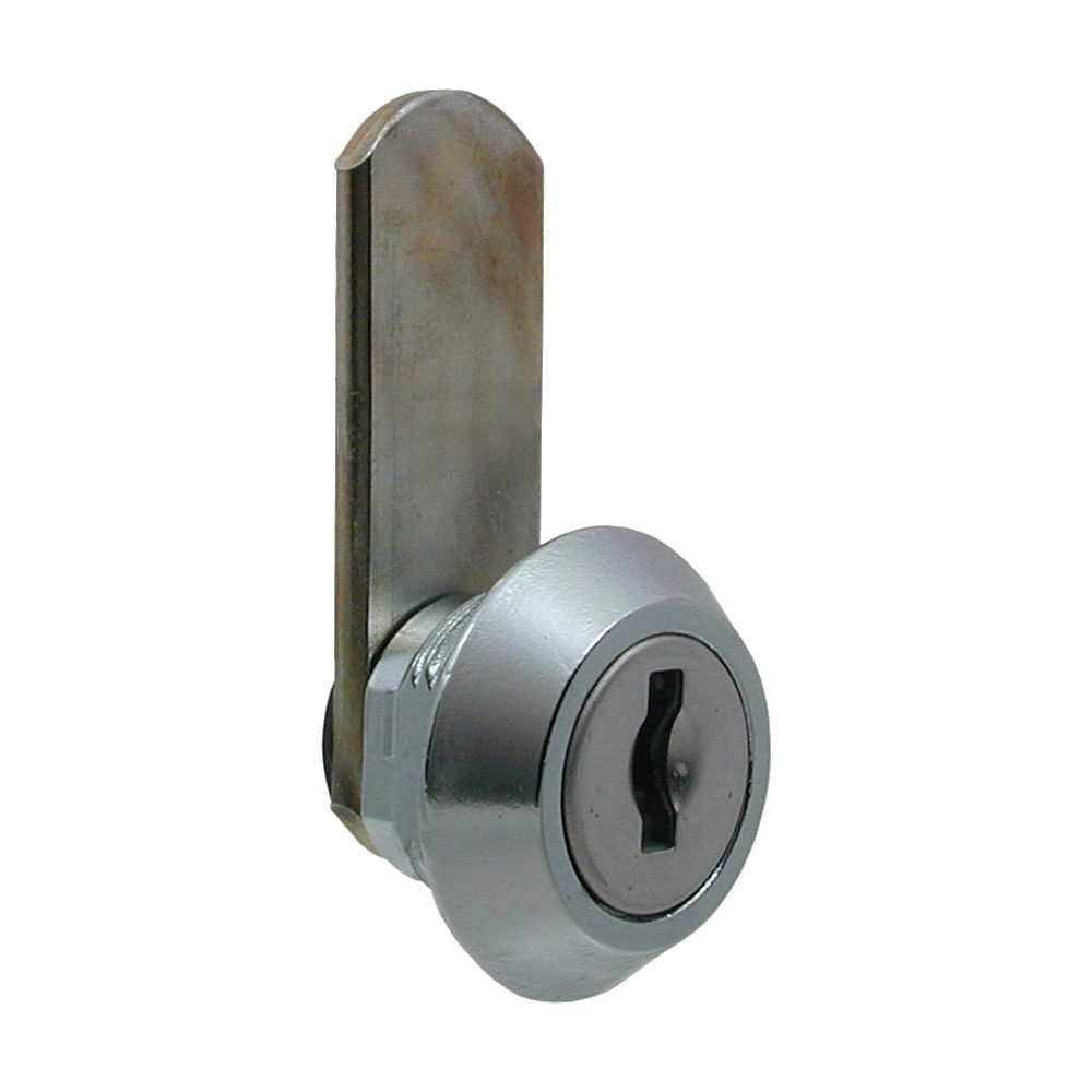 L&F 0201 Mini Nut Fix Camlock 8mm Keyed To Differ - Chrome Plated