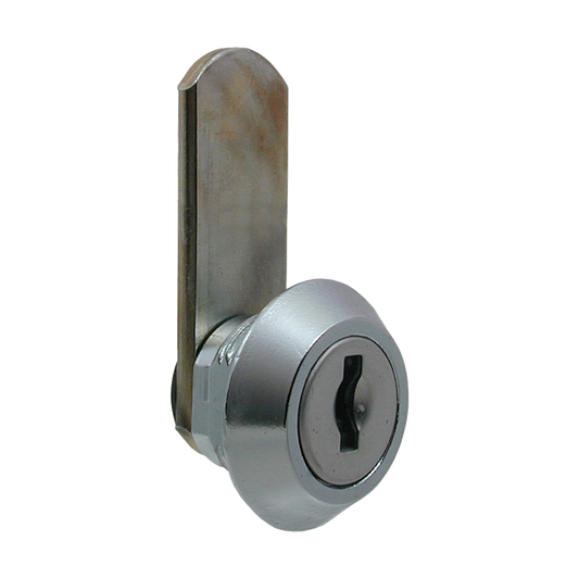 L&F 0201 Mini Nut Fix Camlock 8mm Keyed To Differ - Chrome Plated