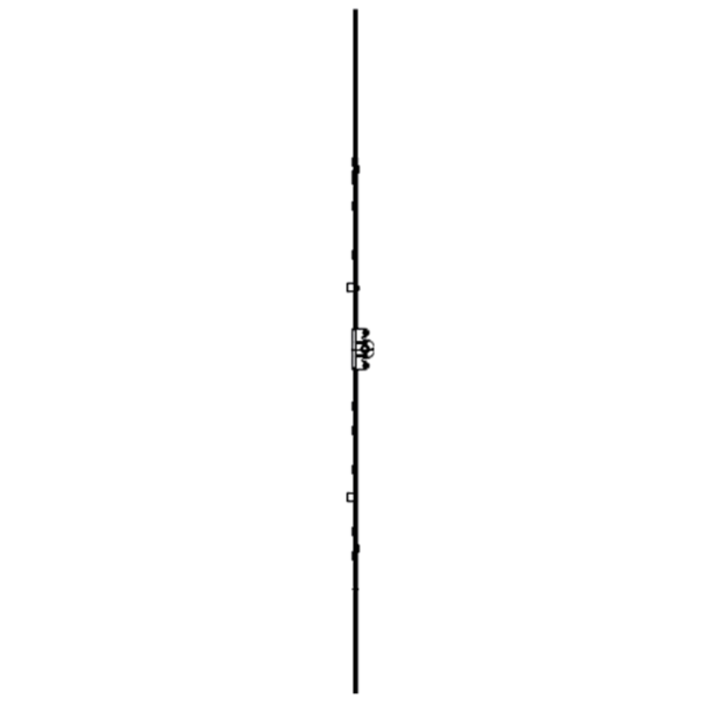 SIEGENIA Titan AF Drive Gear Suits SRH 1201mm-1600mm TGMK4070 Silver - Galvanised