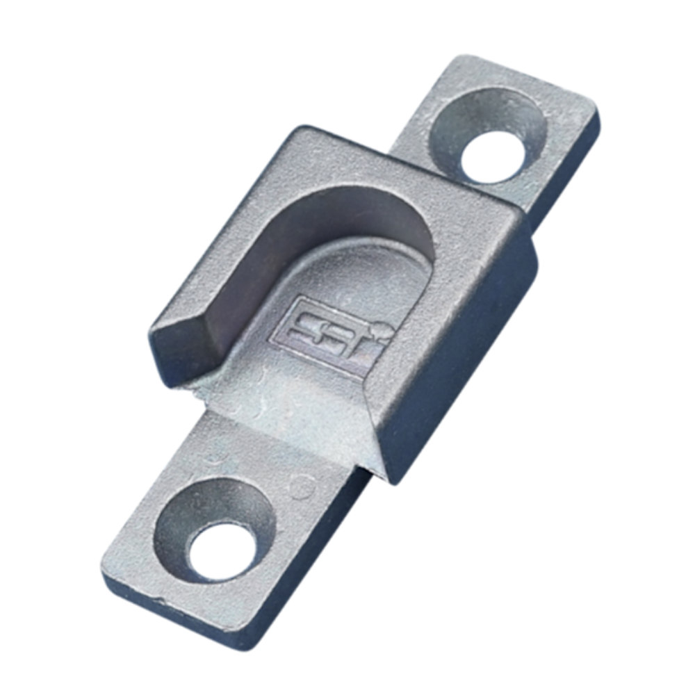 SIEGENIA Titan AF A0440 CASEMENT STRIKER 287880 Silver - Galvanised