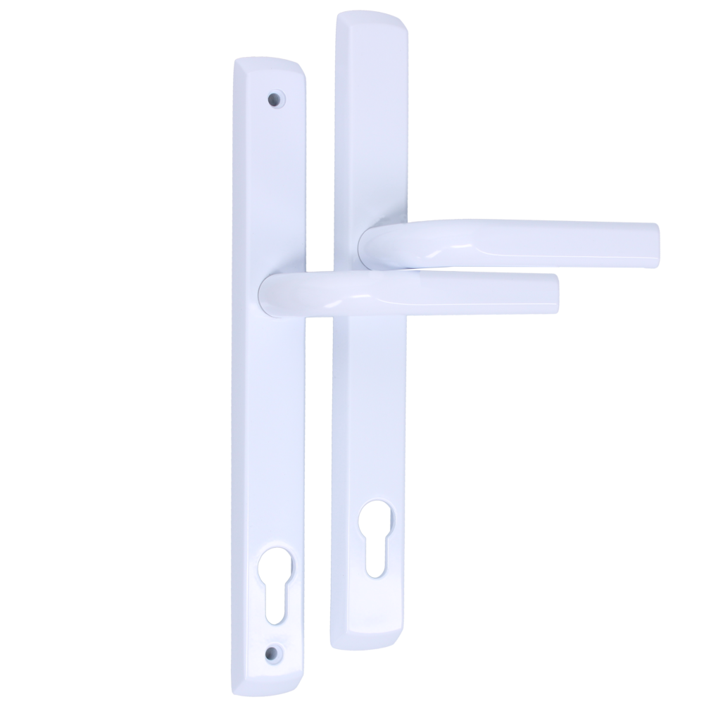 MILLENCO Lever/Lever Sprung Handle 117mm Centres White