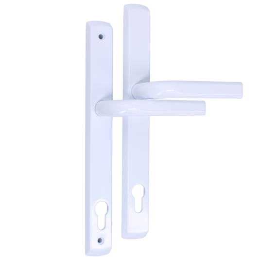 MILLENCO Lever/Lever Sprung Handle 117mm Centres White