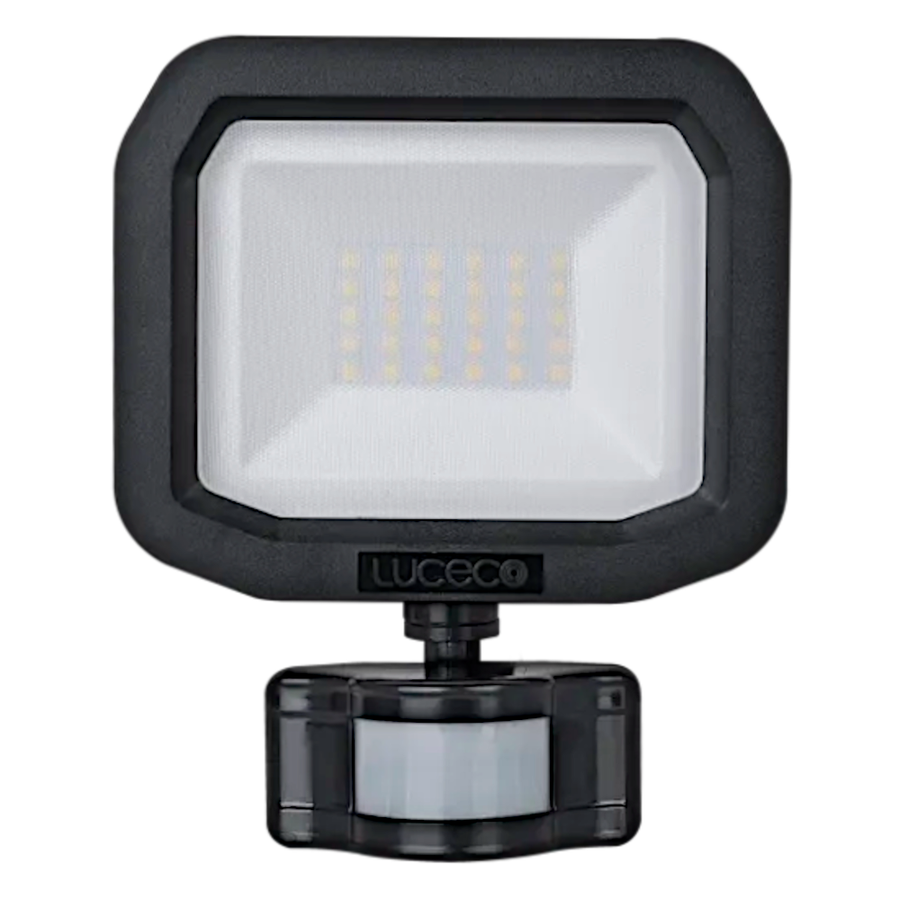 LUCECO Castra Smart PIR Flood Light 2400 Lumens Black