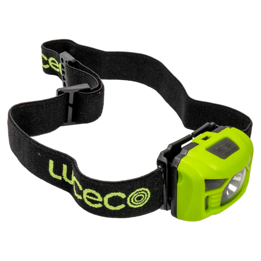 LUCECO 3W LED Inspection Head Torch With Motion Sensor & USB Charging 150 Lumen - Green