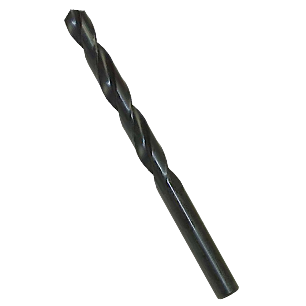 LABOR HSS Metric Roll Forged Spiral Twist Drill Bit DIN338 4mm x 75mm - Black