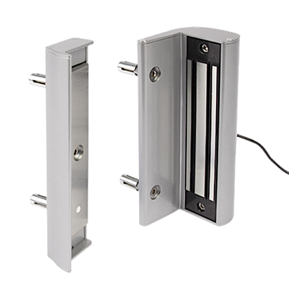 LOCINOX Surface Mounted MAGMAG3000 Electromagnetic Gate Lock Without Handle Silver