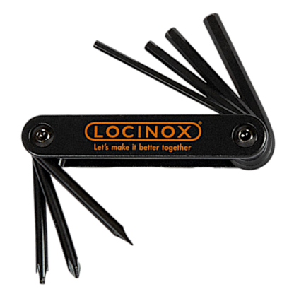 LOCINOX Multifunctional Tool 7 -in-1 Multitool - Black