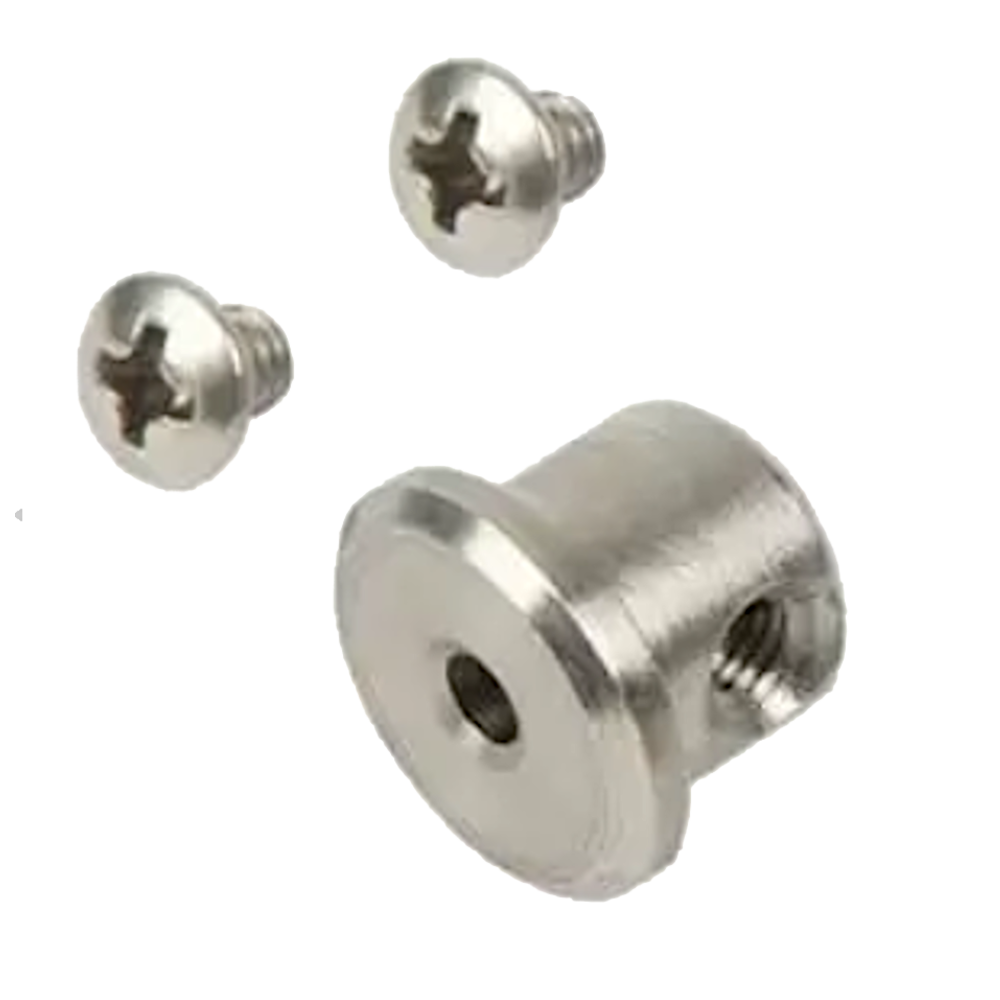 LOCINOX Dead Bolt End C/W 2 Screws Suits 10mm Lock