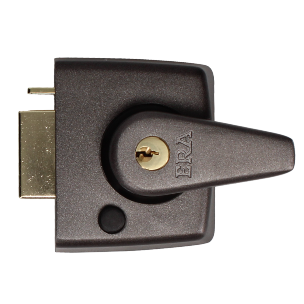 ERA 183 & 193 Deadlocking Nightlatch 40mm With Brass Cylinder - Polished Brass