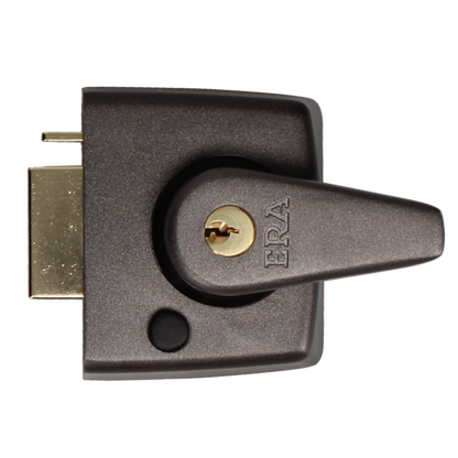 ERA 183 & 193 Deadlocking Nightlatch 40mm With Brass Cylinder - Polished Brass