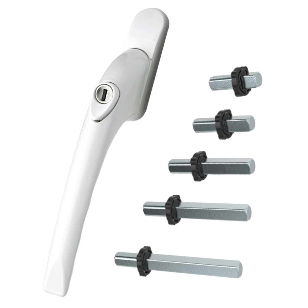 MILA Prolinea Inline Espag Handle Multi Spindle White