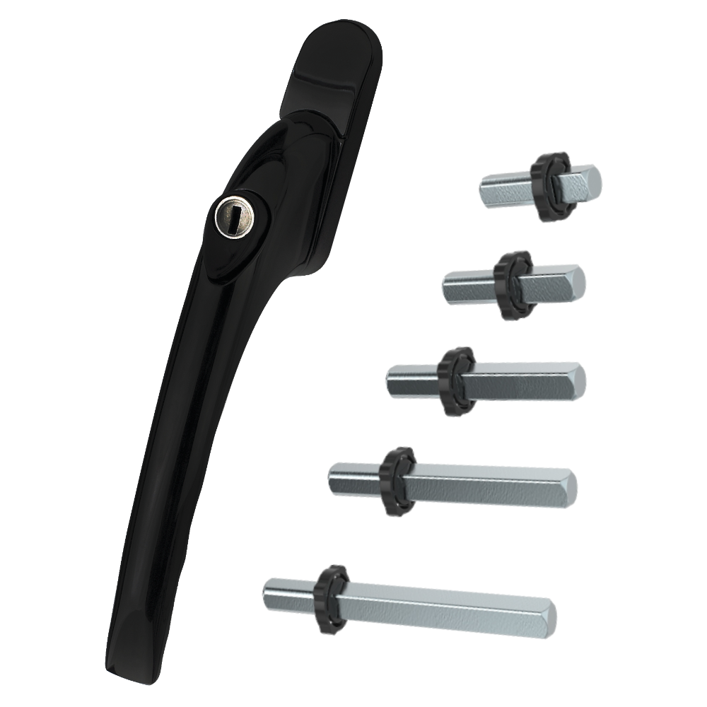 MILA Prolinea Inline Espag Handle Multi Spindle Black