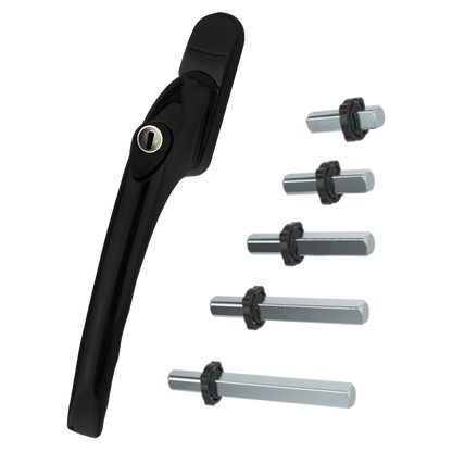 MILA Prolinea Inline Espag Handle Multi Spindle Black