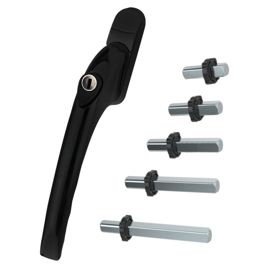 MILA Prolinea Inline Espag Handle Multi Spindle Black