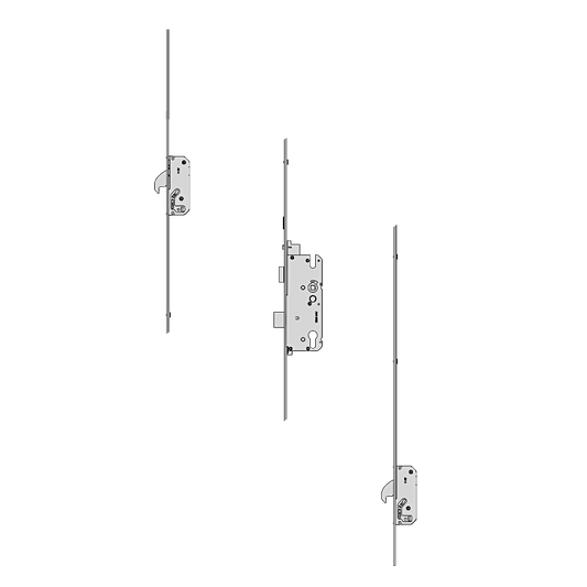 WINKHAUS AV4-F2062 Auto Locking Latch & Deadbolt 20mm Square 2105mm Length 2 Hook 55/92