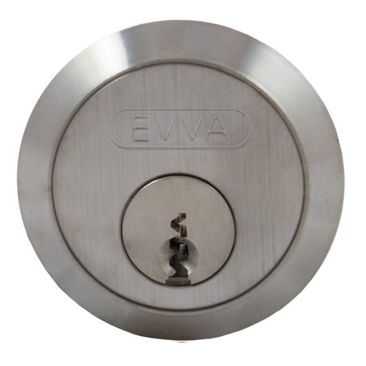 EVVA EPSnp AZG Rim Cylinder Keyed To Differ 44BE1 - Nickel Plated