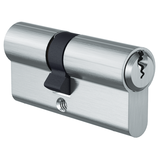 EVVA EPSnp DZ Double Euro Cylinder Keyed To Differ 62mm 31-31 26-10-26 44BE1 - Nickel Plated