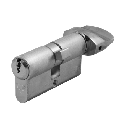 EVVA EPSnp KDZ Key & Turn Euro Cylinder Keyed To Differ 62mm 31-T31 26-10-T26 44BE1 - Nickel Plated