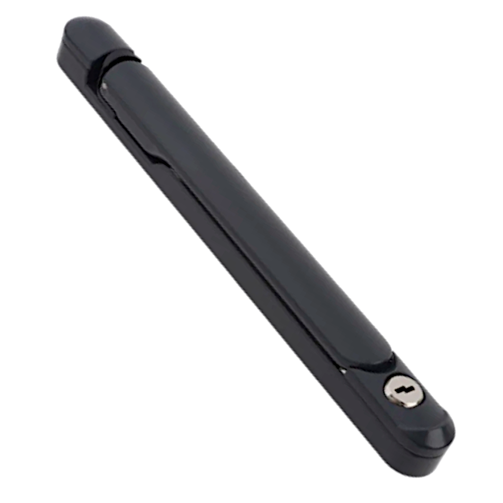 JACKLOC Inline Espag Handle With 15mm Spindle Black