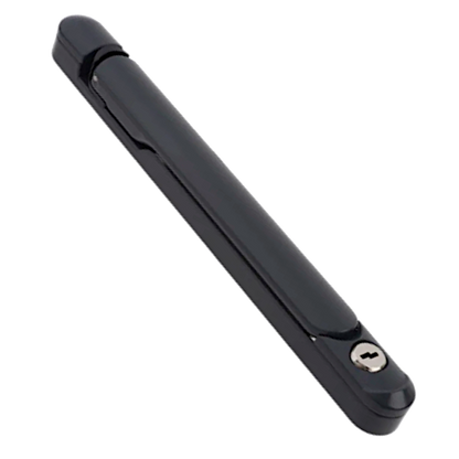 JACKLOC Inline Espag Handle With 15mm Spindle Black