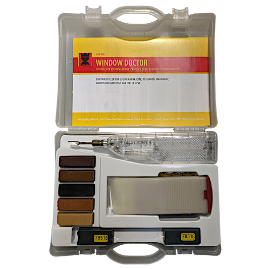 KONIG Hot Wax Melt Window & Door Repair Kit UPVC Scratch Repair Kit