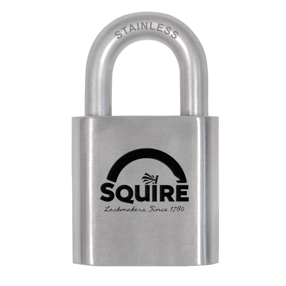 SQUIRE ST50S Stainless Steel Stronghold Padlock Open Shackle Keyed To Differ Pro - Stainless Steel