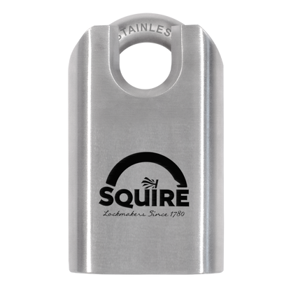 SQUIRE ST50CS Stainless Steel Stronghold Padlock Closed Shackle Keyed To Differ Pro - Stainless Steel