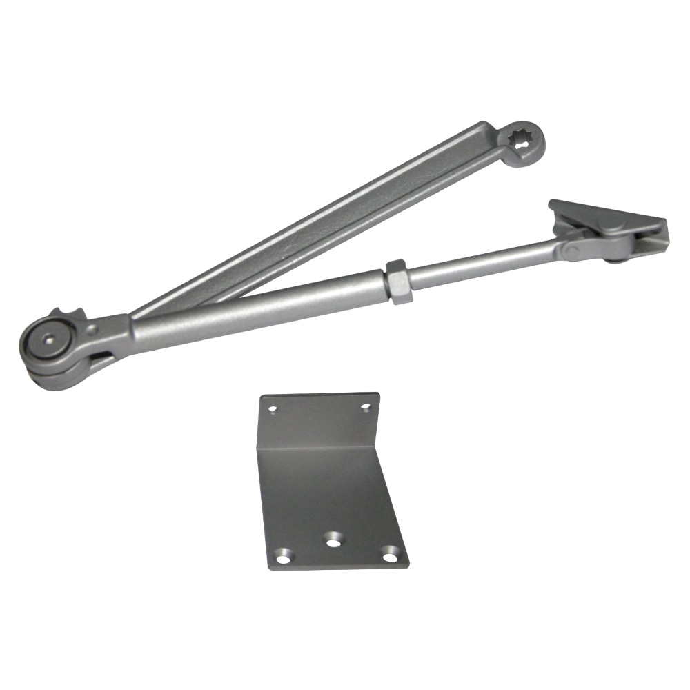 RUTLAND Hold Open Armset To Suit All Rutland Scissor Arm Door Closers Silver